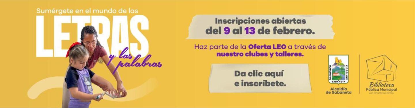 Banner Inscripciones Biblioteca - foto 1