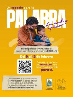 Iniciamos nuestro proceso de inscripciones para la oferta 2026-1 de la Biblioteca Pública de Sabaneta